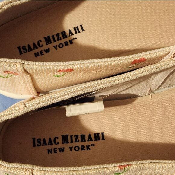 🇬🇪🔸️NWT Isaac Mizrahi Striped Cherry Print Slip On Sneakers Size 8 - Picture 12 of 13